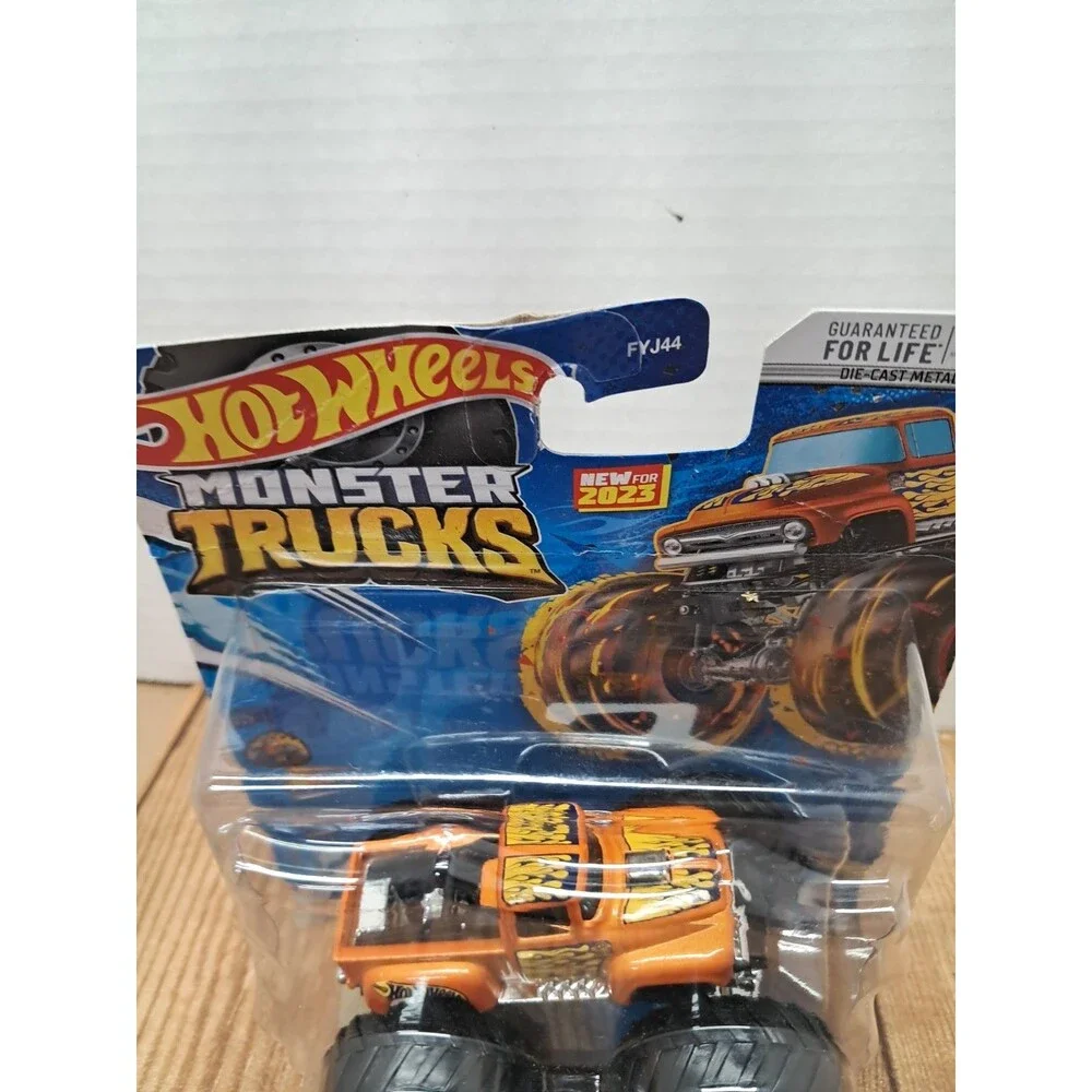 NEW 2023 HOT WHEELS *1956 HI-TAIL HAULER™* MONSTER TRUCKS™ W/CONNECT & CRASH CAR